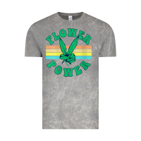 Cloud Rock womens flower power 420 thc pot weed medical marijuana funny weed v ne Vintage Tee - linhVisuals