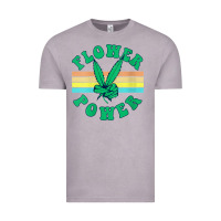 Vintage Zinc womens flower power 420 thc pot weed medical marijuana funny weed v ne Vintage Tee - linhVisuals