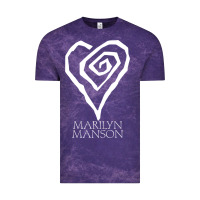 Cloud Purple marlyn manson special music popular Vintage Tee - linhVisuals