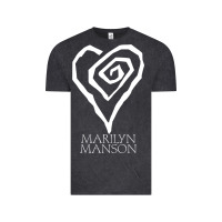 Vintage Black marlyn manson special music popular Vintage Tee - linhVisuals