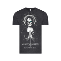 Vintage Black marlyn manson special music popular Vintage Tee - linhVisuals