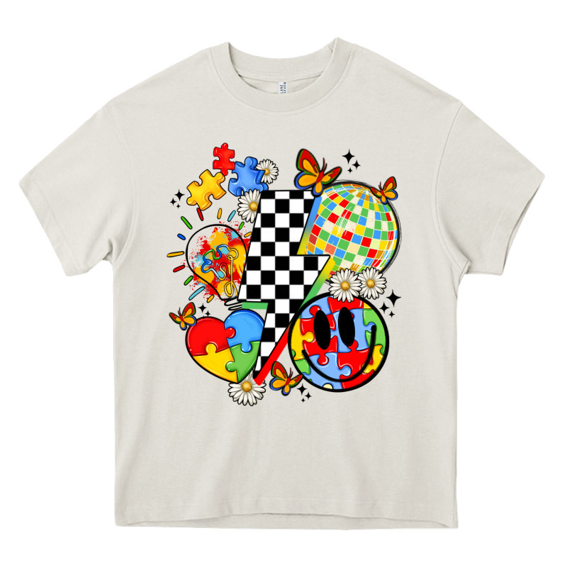 Retro Autism Awareness Heavy Core Tee by JahusDesignShop | Teevron