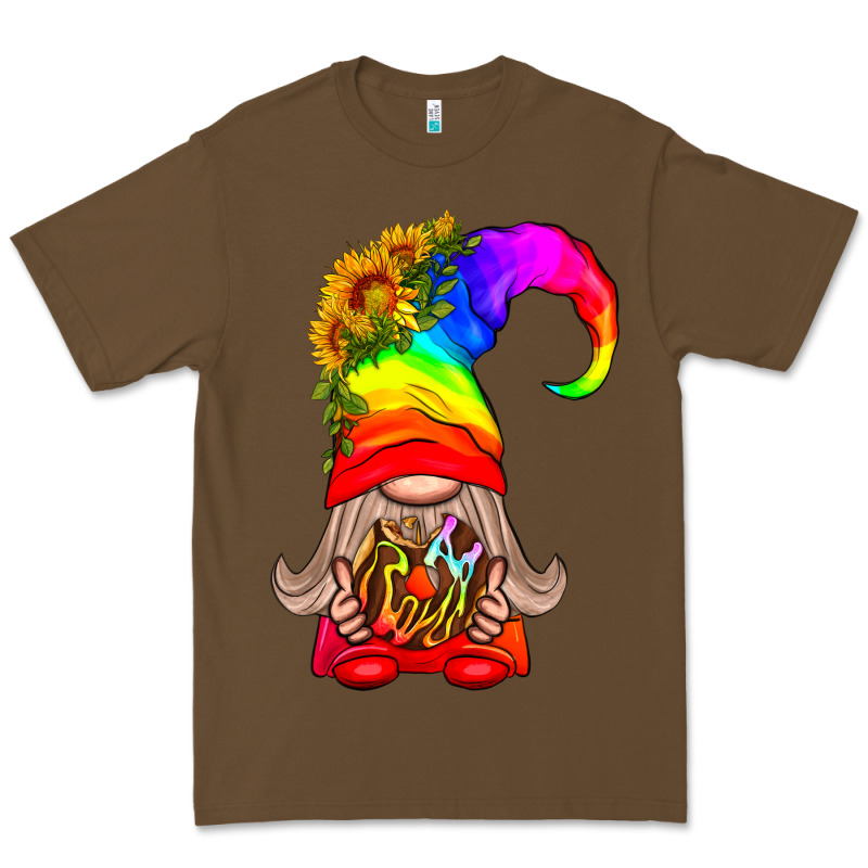 Lgbtq+ Pride Gnome With Donut Premium Tee by BundleAndBundleShop | Teevron