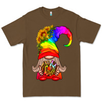 Cacao LGBTQ+ Pride Gnome With Donut Premium Tee - BundleAndBundleShop