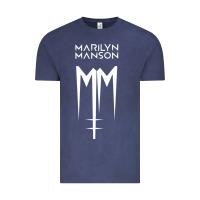 Vintage Denim marlyn manson special music popular Vintage Tee - linhVisuals