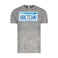 Cloud Rock ubetcha (you betcha) minnesota license plate t shirt Vintage Tee - linhVisuals