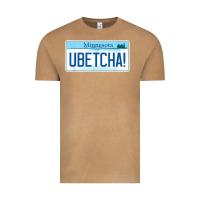 Vintage Camel ubetcha (you betcha) minnesota license plate t shirt Vintage Tee - linhVisuals