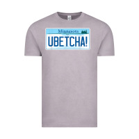 Vintage Zinc ubetcha (you betcha) minnesota license plate t shirt Vintage Tee - linhVisuals