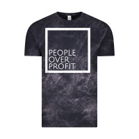 Cloud Black people over profit democratic socialism pro socialist symbol t shirt Vintage Tee - linhVisuals