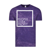 Cloud Purple people over profit democratic socialism pro socialist symbol t shirt Vintage Tee - linhVisuals