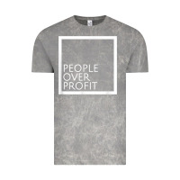 Cloud Rock people over profit democratic socialism pro socialist symbol t shirt Vintage Tee - linhVisuals