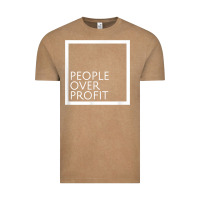 Vintage Coffee people over profit democratic socialism pro socialist symbol t shirt Vintage Tee - linhVisuals
