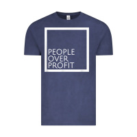 People Over Profit Democratic Socialism Pro Socialist Symbol T Shirt Vintage Tee | Teevron