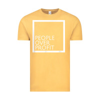 Vintage Mustard people over profit democratic socialism pro socialist symbol t shirt Vintage Tee - linhVisuals