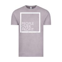 Vintage Zinc people over profit democratic socialism pro socialist symbol t shirt Vintage Tee - linhVisuals