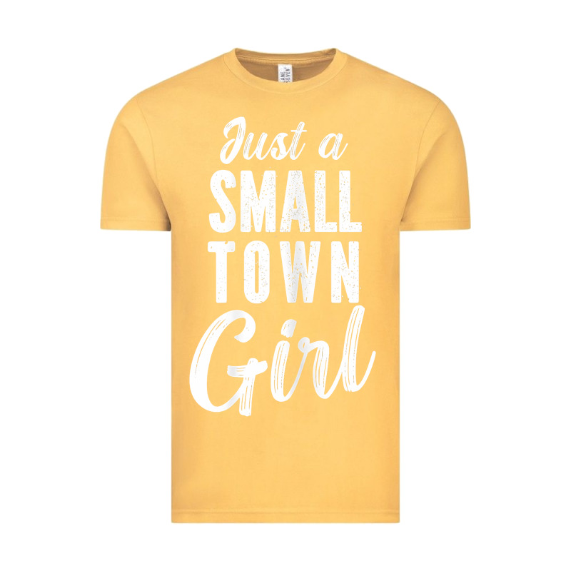 Womens Just A Small Town Girl Journey T Shirt Vintage Tee by linhVisuals | Teevron