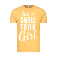 Vintage Mustard womens just a small town girl journey t shirt Vintage Tee - linhVisuals