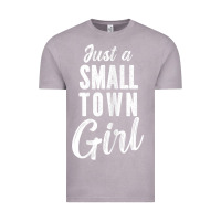 Vintage Zinc womens just a small town girl journey t shirt Vintage Tee - linhVisuals