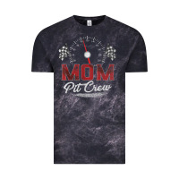 Cloud Black race car mom pit crew racing family birthday party t shirt Vintage Tee - linhVisuals