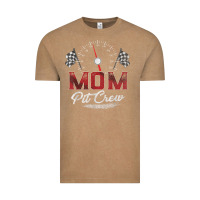 Vintage Coffee race car mom pit crew racing family birthday party t shirt Vintage Tee - linhVisuals