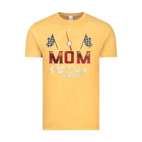 Vintage Mustard race car mom pit crew racing family birthday party t shirt Vintage Tee - linhVisuals