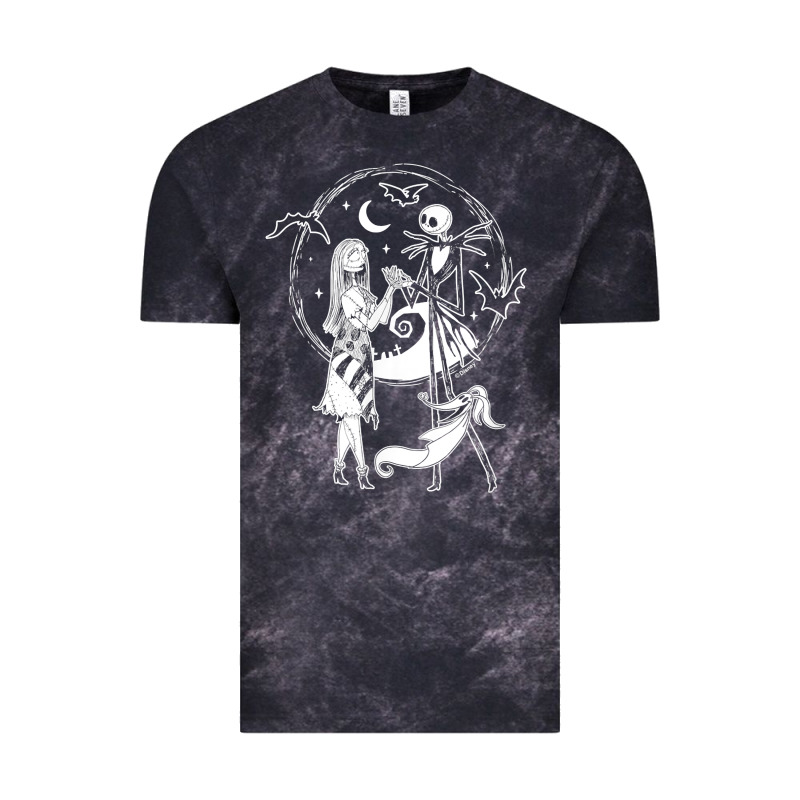 Nightmare Before Christmas Jack And Sally T Shirt Vintage Tee by linhVisuals | Teevron