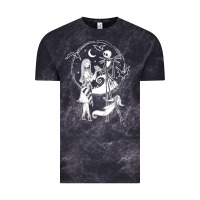 Cloud Black nightmare before christmas jack and sally t shirt Vintage Tee - linhVisuals