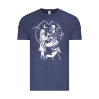 Vintage Denim nightmare before christmas jack and sally t shirt Vintage Tee - linhVisuals
