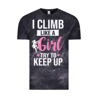 Cloud Black climbing climb mountain climbing like a girl 345 climb climbing lover Vintage Tee - linhVisuals