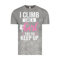 Cloud Rock climbing climb mountain climbing like a girl 345 climb climbing lover Vintage Tee - linhVisuals