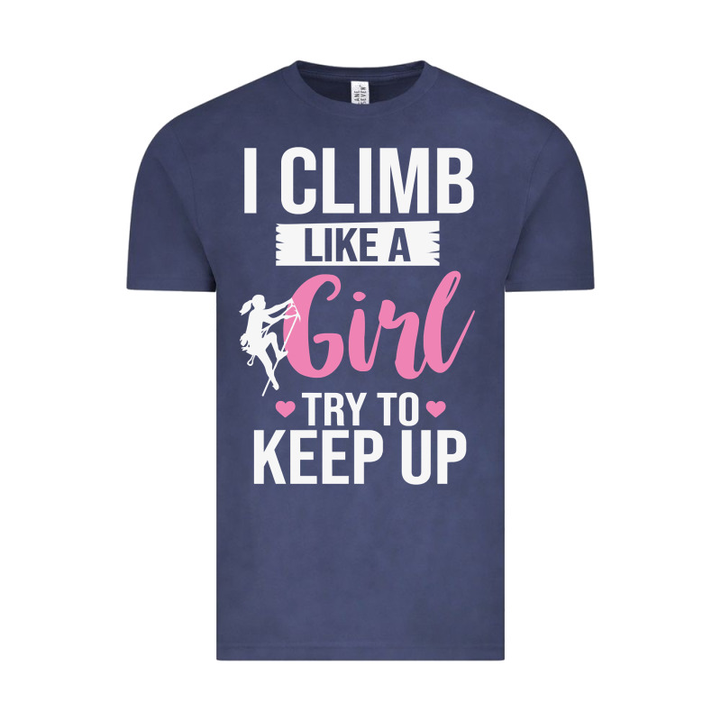 Climbing Climb Mountain Climbing Like A Girl 345 Climb Climbing Lover Vintage Tee by linhVisuals | Teevron