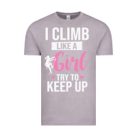 Vintage Zinc climbing climb mountain climbing like a girl 345 climb climbing lover Vintage Tee - linhVisuals
