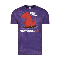 Cloud Purple dinosaur dino trex row t rex saurus Vintage Tee - linhVisuals