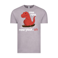 Vintage Zinc dinosaur dino trex row t rex saurus Vintage Tee - linhVisuals