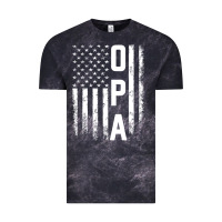 Cloud Black opa gift america flag gift for men father's day pullover hoodie Vintage Tee - linhVisuals