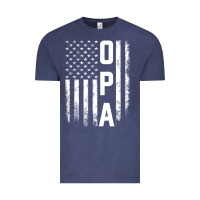 Vintage Denim opa gift america flag gift for men father's day pullover hoodie Vintage Tee - linhVisuals
