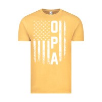 Vintage Mustard opa gift america flag gift for men father's day pullover hoodie Vintage Tee - linhVisuals