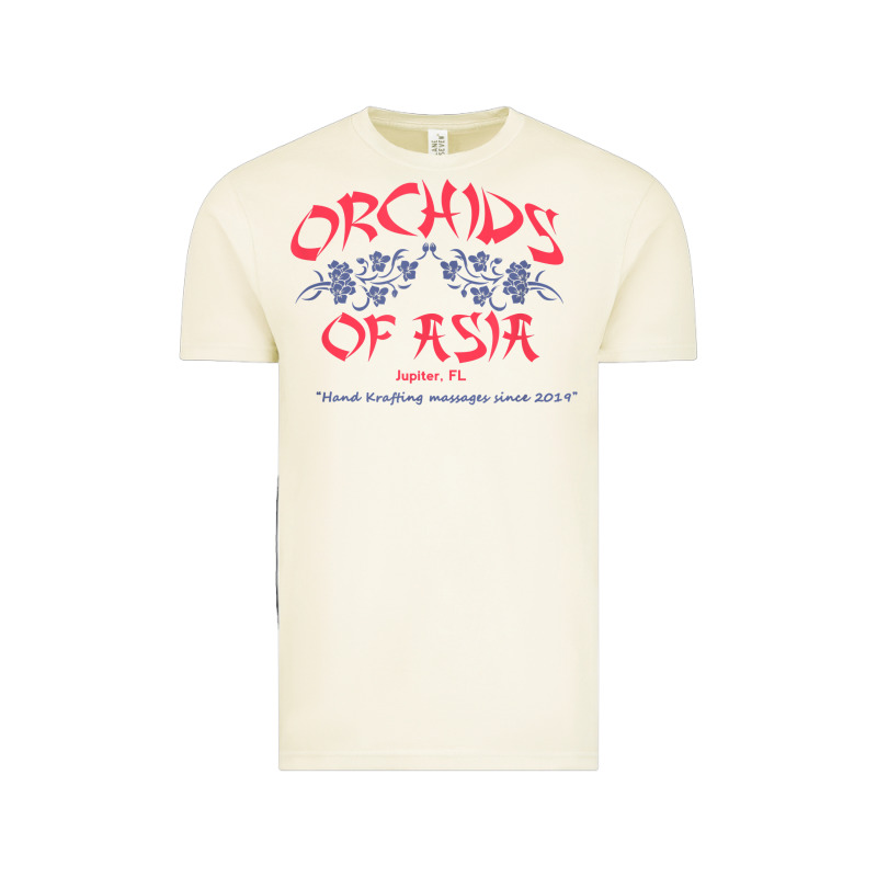 Orchids Of Asia Kraft Massage Football T Shirt Vintage Tee by linhVisuals | Teevron