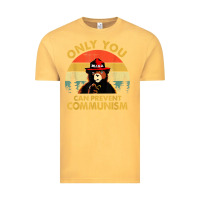 Vintage Mustard vintage only you can prevent communism funny bear camping t shirt Vintage Tee - linhVisuals