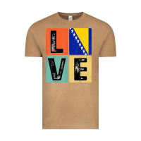 Vintage Camel vintage retro i love bosnia flag for bosnian pride gift t shirt Vintage Tee - linhVisuals