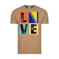 Vintage Coffee vintage retro i love bosnia flag for bosnian pride gift t shirt Vintage Tee - linhVisuals