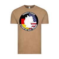 Vintage Coffee proudly served bitburg air base germany military veteran t shirt Vintage Tee - linhVisuals