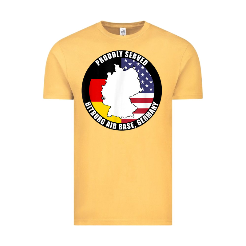 Proudly Served Bitburg Air Base Germany Military Veteran T Shirt Vintage Tee by linhVisuals | Teevron