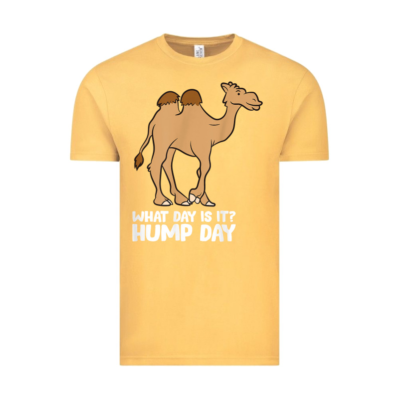 What Day Is It Hump Day Funny Camels Hump Day T Shirt Vintage Tee by linhVisuals | Teevron