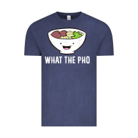 Vintage Denim what the pho vietnamese pho t shirt Vintage Tee - linhVisuals