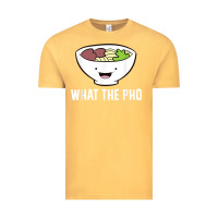 Vintage Mustard what the pho vietnamese pho t shirt Vintage Tee - linhVisuals