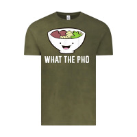 Vintage Olive what the pho vietnamese pho t shirt Vintage Tee - linhVisuals