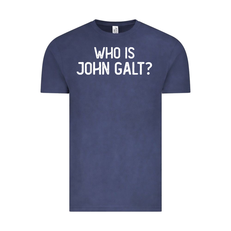 Who Is John Galt Libertarian And Book Quote T Shirt Vintage Tee by linhVisuals | Teevron