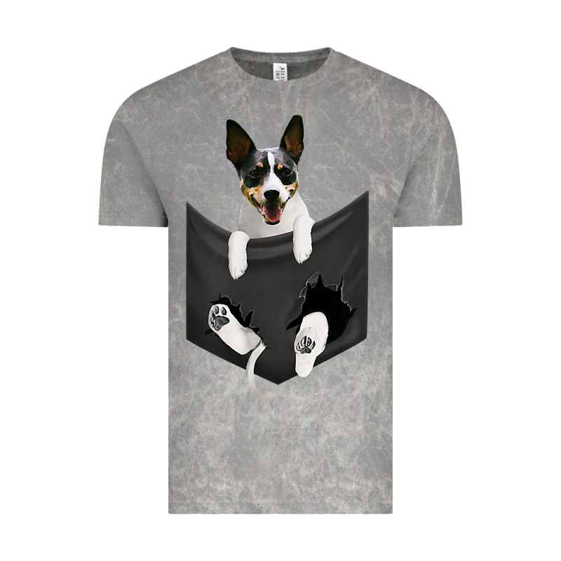 Rat Terrier Dog In Pocket, Rattie Puppy, Ratting Terrier T Shirt Vintage Tee by linhVisuals | Teevron