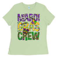 Matcha Mardi Gras crew Ladies Tee - BundleAndBundleShop